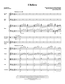I Believe - Full Score 