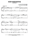 How Insensitive (Insensatez) [Jazz version] (arr. Brent Edstrom)
