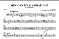 Mexican Folk Variations - Cello