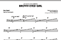 Brown Eyed Girl - C Bass Clef Solo
