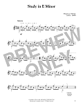Study In E Minor