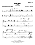 Blue Skies (from Betsy) (arr. Clay Hine)
