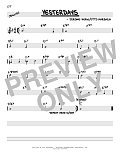 Yesterdays (arr. David Hazeltine)