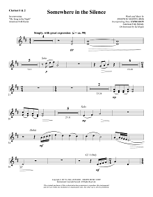 Somewhere in the Silence - Bb Clarinet 1 & 2 