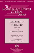 Ascribe To The Lord (arr. William C. Powell)