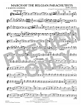 March Of The Belgian Parachutists - Eb Baritone Sax