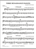 Three Renaissance Dances - Violin 3 (Viola Treble Clef)