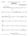Psalm 139 (A Promise of God's Faithfulness) - Double Bass
