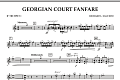 Georgian Court Fanfare - Bb Trumpet 1