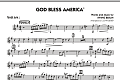 God Bless America - Tenor Sax 1