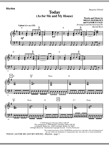 Today (As For Me And My House) - Rhythm 