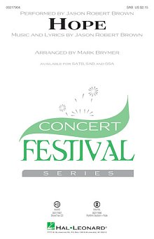 Hope (from How We React and How We Recover) (arr. Mark Brymer) 
