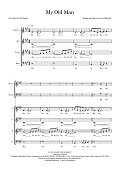 My Old Man (arr. Val Regan)