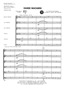 Danse Macabre - Full Score 