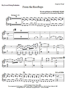 From The Rooftops - Keyboard String Reduction 