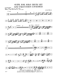Suite For Solo Drum Set & Percussion Ensemble - Percussion 1