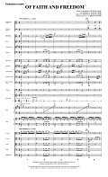 Of Faith and Freedom - Full Score