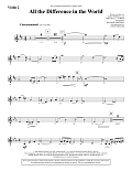 All the Difference in the World - Violin 2