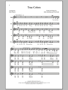 True Colors (arr. Deke Sharon) 