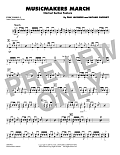 Musicmakers March (Clarinet Section Feature) - Percussion 1
