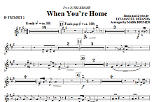 When You're Home (from In The Heights) - Bb Trumpet 2 