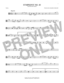 Symphony No. 40 In G Minor, Third Movement ("Minuet") 