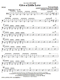Give A Little Love (arr. Alan Billingsley) - Drums