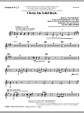 Christ, The Solid Rock - Bb Trumpet 2,3