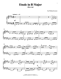Etude In B Major (Doo-Wop)