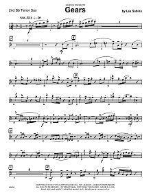Gears - 2nd Bb Tenor Saxophone 