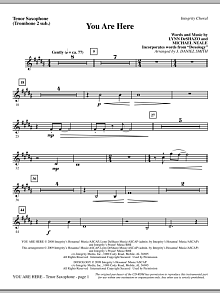 You Are Here (incorporating Doxology) - Tenor Sax (sub. Tbn 2) 