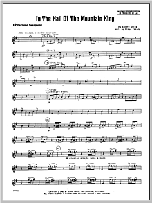 In the Hall of the Mountain King - Baritone Sax 