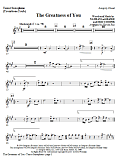 The Greatness Of You - Tenor Sax (Trombone 2 sub)