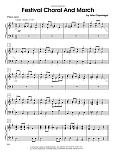 Festival Choral And March - Piano Accompaniment