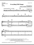 Everything Will Change - Percussion