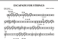 Escapade for Strings - Percussion