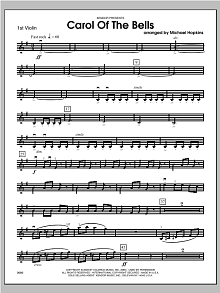 Carol of the Bells - Violin 1 
