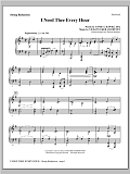 I Need Thee Every Hour - Keyboard String Reduction