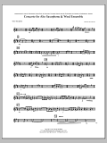 Concerto For Alto Saxophone And Wind Ensemble - Bb Tenor Saxophone