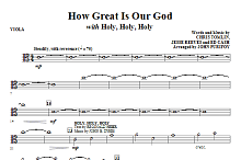 How Great Is Our God with Holy, Holy, Holy - Viola 