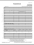 Wonderful God - Full Score