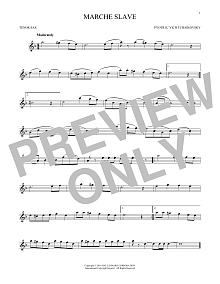 Marche Slav, Op. 31 
