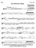 For All You've Done - Cello