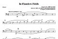In Flanders Fields - Cello
