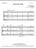 Holy Is The Child - Percussion 1 & 2
