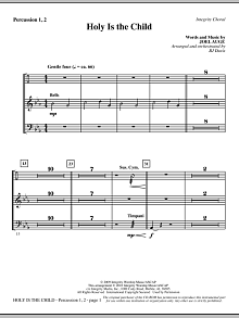 Holy Is The Child - Percussion 1 & 2 