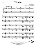 Valentine - Piano