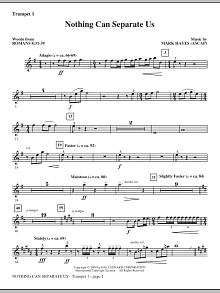 Nothing Can Separate Us - Trumpet 1 