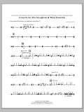 Concerto For Alto Saxophone And Wind Ensemble - Cymbals