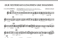 Our Yesterdays Lengthen Like Shadows - Eb Alto Saxophone 2